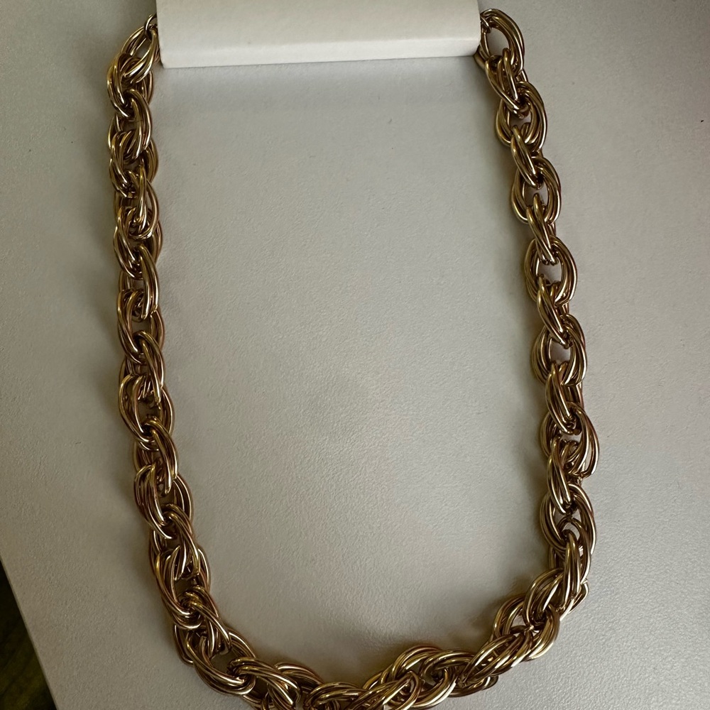 Express Gold Rope Chain Necklace - Picture 3 of 3